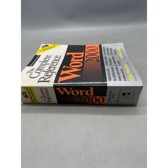the complete reference word 2000 paperback book CD copyright 1999 English READ - Picture 3 of 6